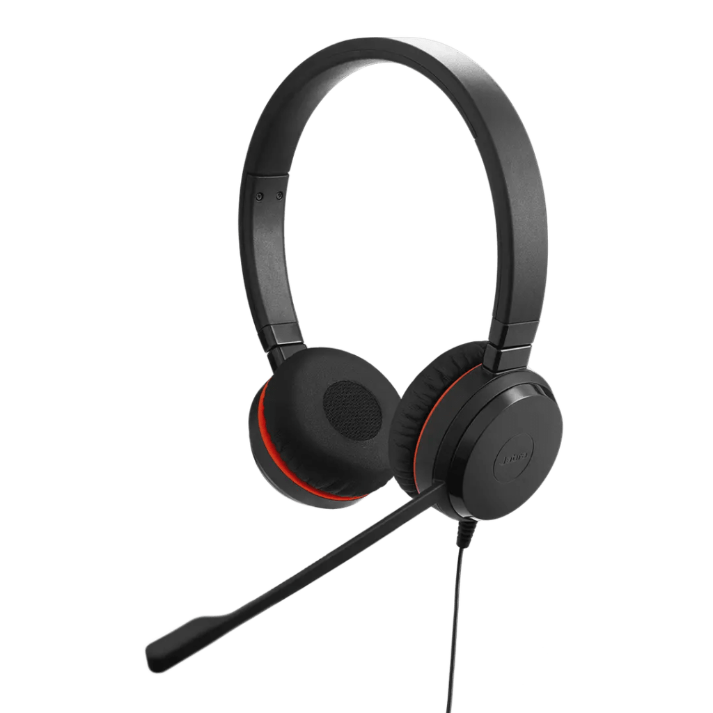 Jabra Evolve 20 DUO con conexión USB C/A, Micrófono con Cancelación de Ruido de Ultima Generación, Configuración Plug and Play (4999-829-269) - Imagen 3