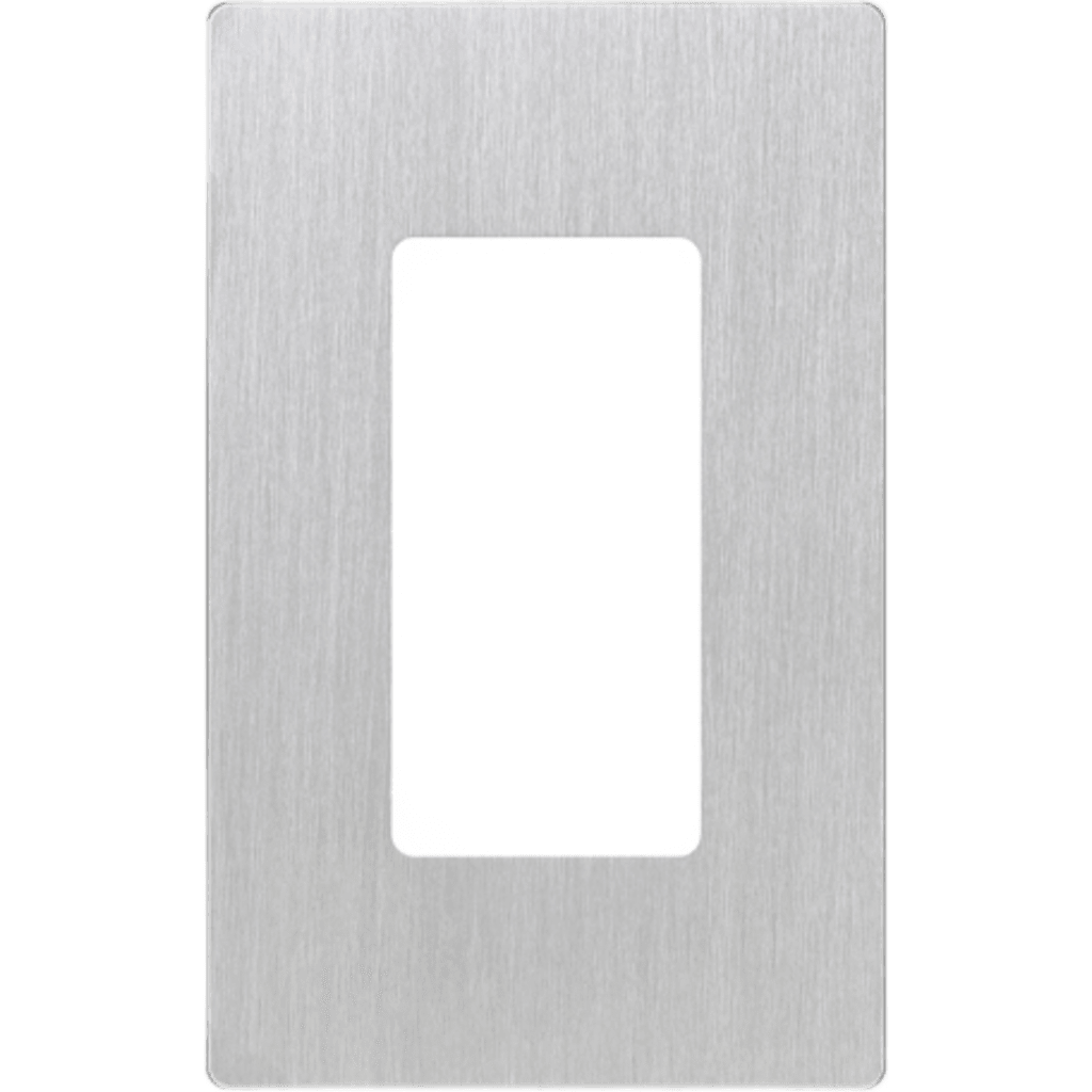Tapa Color Metálico para interruptor o dimmer Lutron, 1 gang, limpio y moderno