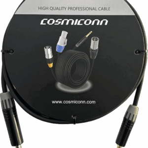 Cable 6.35mm a 3.5mm, conectores color negro MP3X-B - MTP3C-BG, length 3m