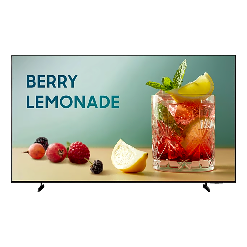 Televisor Smart Business Samsung 43" / 3 Años de garantia / 4K UHD (3840x2160) / Panel E-LED  / Brillo 300 nit / WiFi 5 y Bluetooth 5.3 / Smart TV Tizen / Crystal Processor 4K / HDR10+ / Sonido 20W 2CH / Operación 16/7