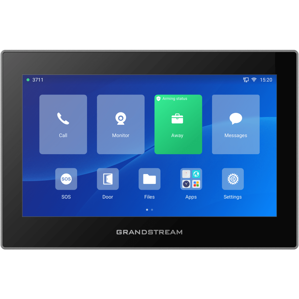 Estación de Intercomunicación SIP con Wi-Fi 6, Bluetooth y Control Total para Agendamiento de Salas y Edificios Inteligentes (Color Negro)