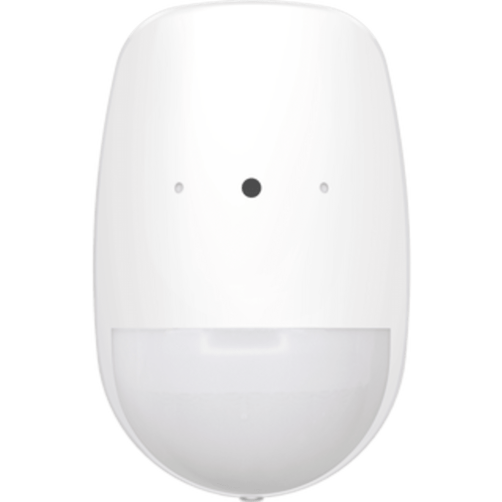Sensor de Movimiento PIR y Ruptura de Cristal Inalámbrico / Detección PIR 12 m (39.4 ft) / Cobertura 85.9° / Ruptura de Cristal 8 m (26.2 ft) / 120° / Inmunidad a Mascotas 30 kg (66 lb) / Batería 4 Años / AX PRO Hikvision