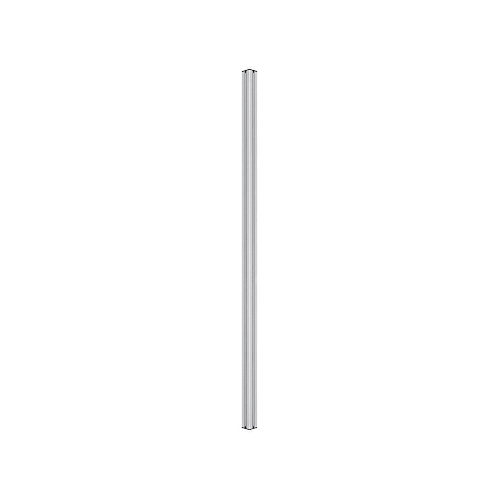 Accesorio_ Riel de Aluminio con longitud de  2380mm| Compatible con estructura para Videowall |  Diseño Modular |  Incluye Tapas de Riel