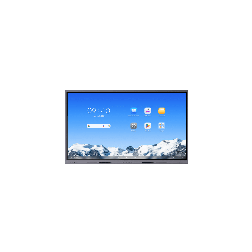 Pantalla Interactiva Touch de 75" Android 14 / Asistentes IA / Google Suite Preinstalado con Certificación EDLA / Resolución 4K / Bocinas Integradas / Entradas HDMI y VGA / Incluye 2 Lápices para Escribir