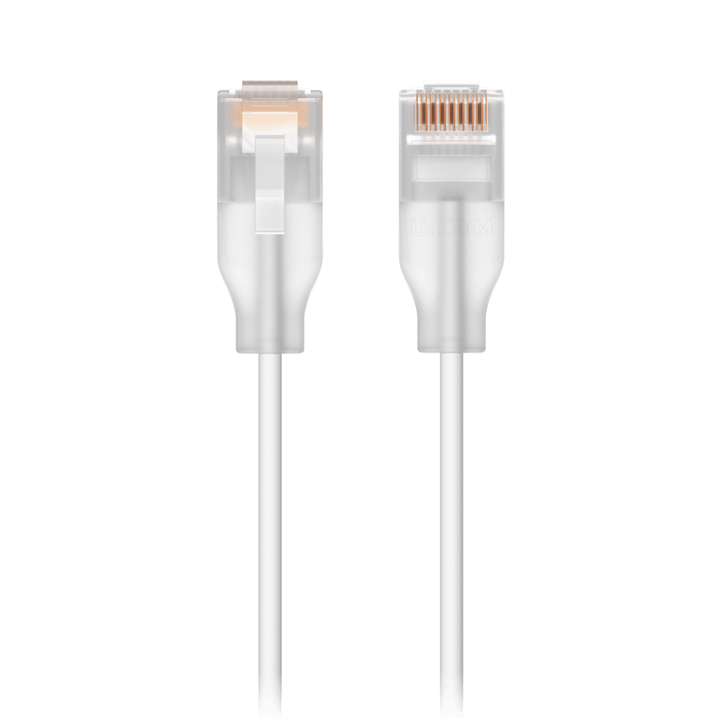Patchcord UniFi Etherlighting? de 1 Metro (3.28 Pies), hasta 10GbE / Soporta hasta PoE+++ / Conector RJ45 Transparente para Mejores Efectos de Luz con Switches USW PRO MAX
