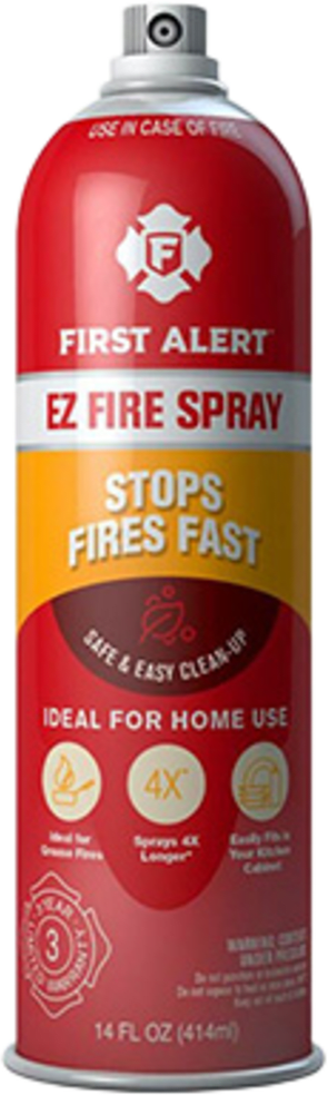 Extintor Portátil en Aerosol / 100 ml / Agente Dipotásico / Clases A-B-C / Uso Residencial y Comercial / FIRST ALERT TUNDRA