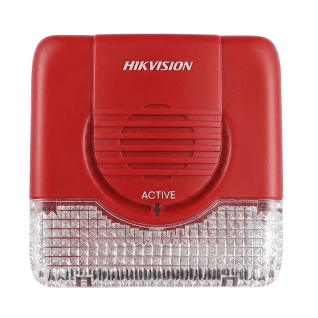 HIKVISION modelo: HF-CSS1 / Sirena Estrobo Convencional HikFire / 75-100 dB / Luz Estroboscopica / 24VCD / Interior