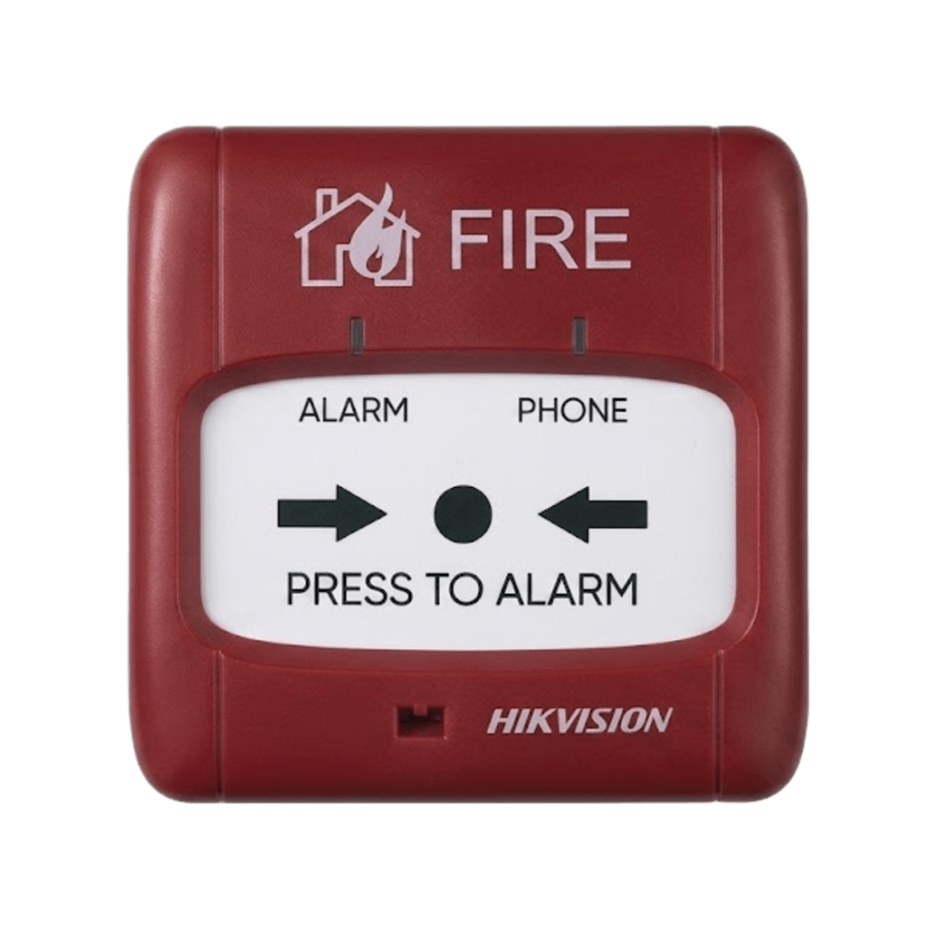 HIKVISION modelo: HF-CMP1 / Estacion Manual Convencional HikFire / Reset con Llave / 24VCD / 86x86 mm / Interior