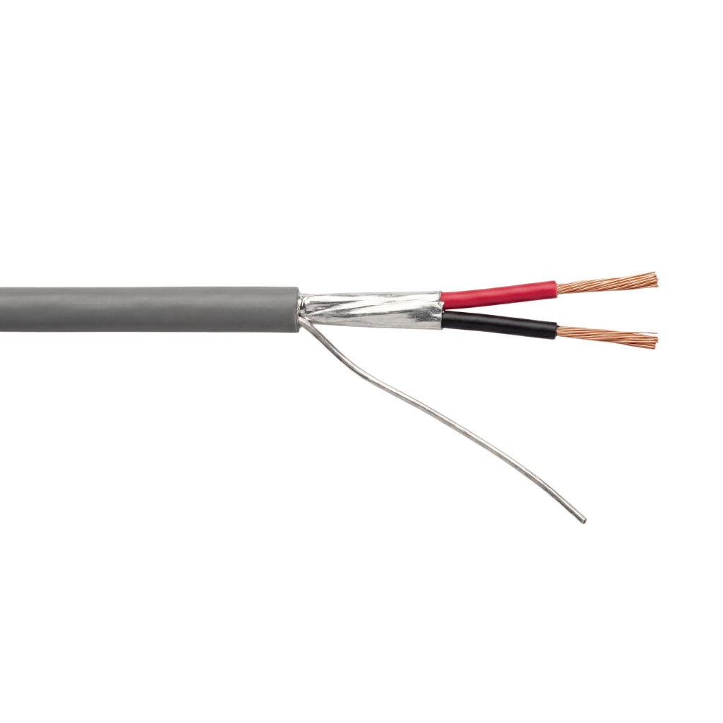 Cable 2 x 18 AWG / Blindado / 305 Metros (1000 Pies) / Riser / UL / Color Gris / Hecho en México - Imagen 2