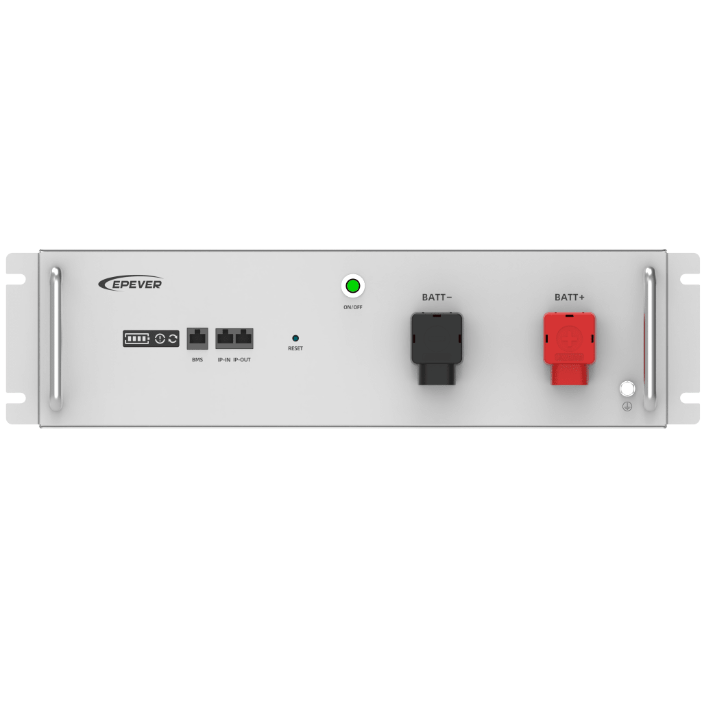 Batería LiFePO4 51.2V 100Ah / 6000 Ciclos @80% DOD / Montaje Rack 3U / IP21