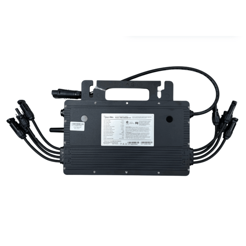 Microinversor 2 Kw, WIFI, 220 Vca, para Interconexión a Red Eléctrica, IP67, Conexión para Cable Troncal, soporta oversizing a 4 Módulos de Hasta 670 W