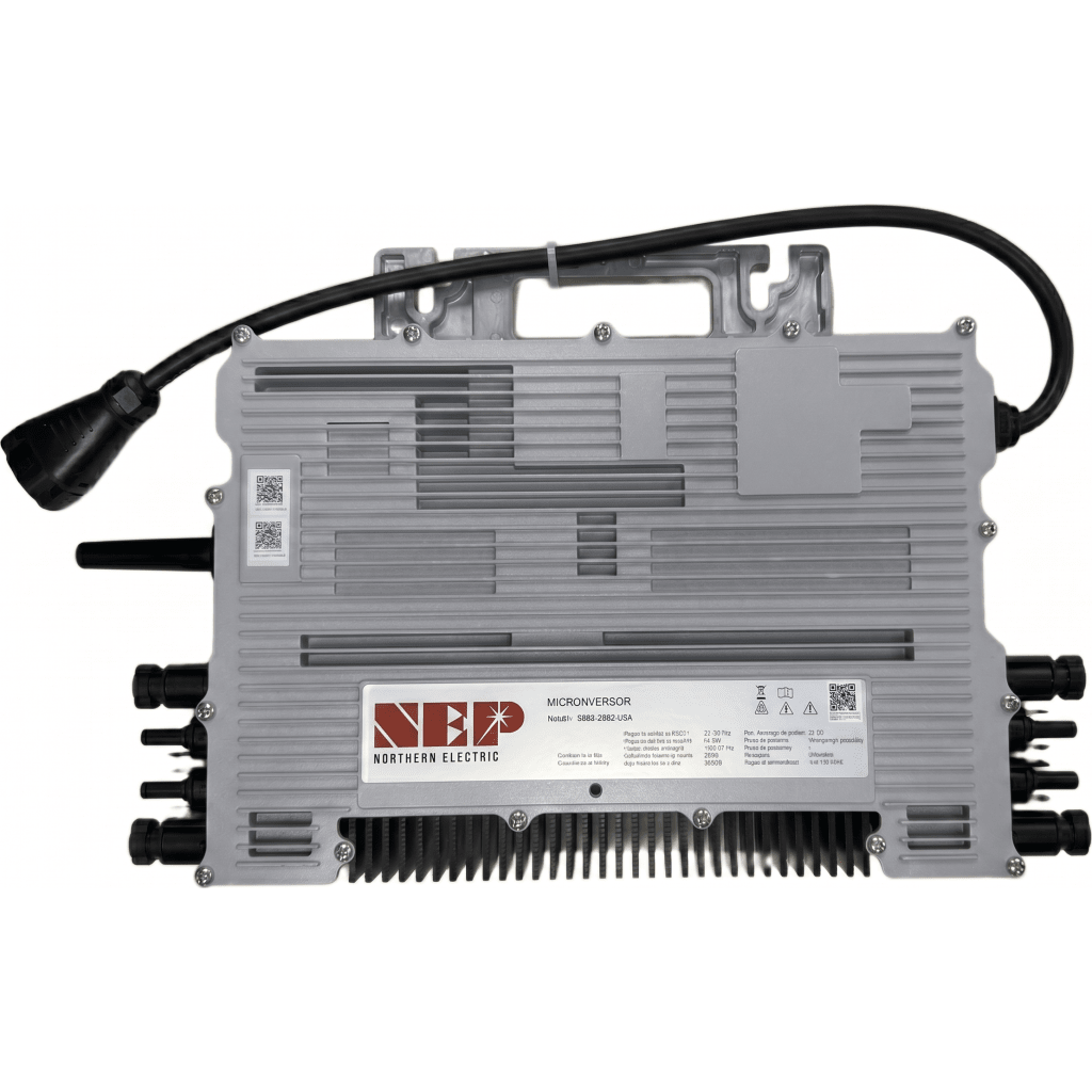 Microinversor 2.25 Kw, 220 Vca, IP67, WIFI Incuido, Soporta Oversizing a 4 Módulos de Hasta 750 W