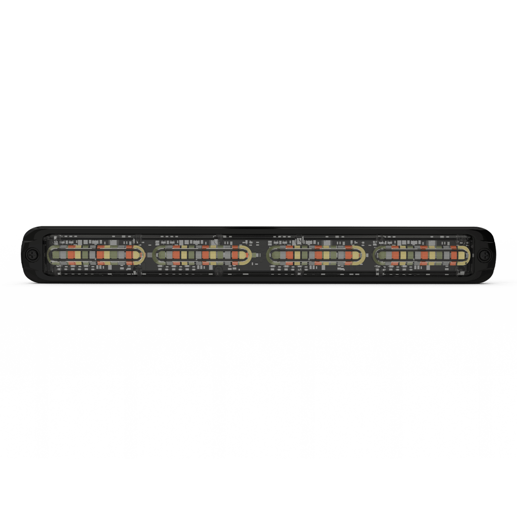 Luz auxiliar Giga Thin 11¨ Quadcolor Rojo/Azul/Ambar/Blanco 48 LED Con funcionalidad de director de tráfico