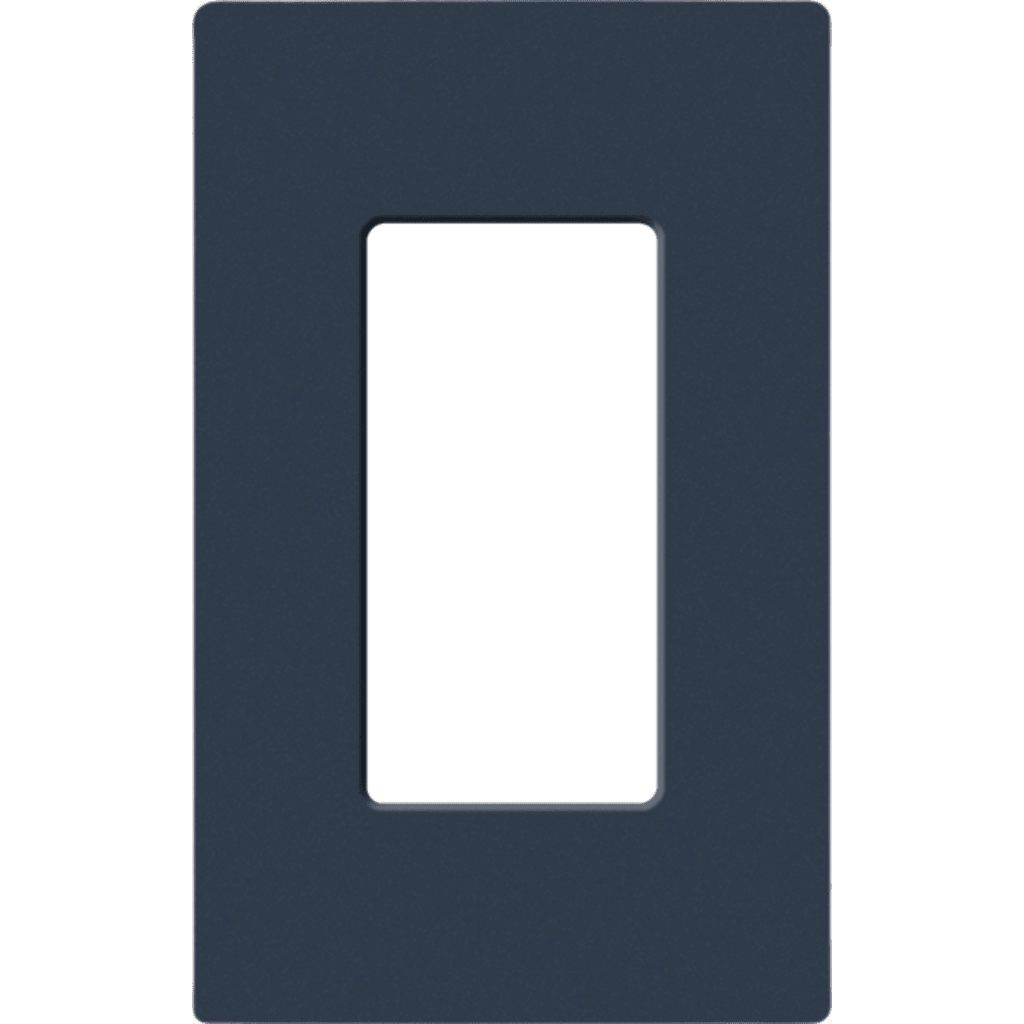 Tapa Color Deep Sea para interruptor o dimmer Lutron, 1 gang, limpio y moderno