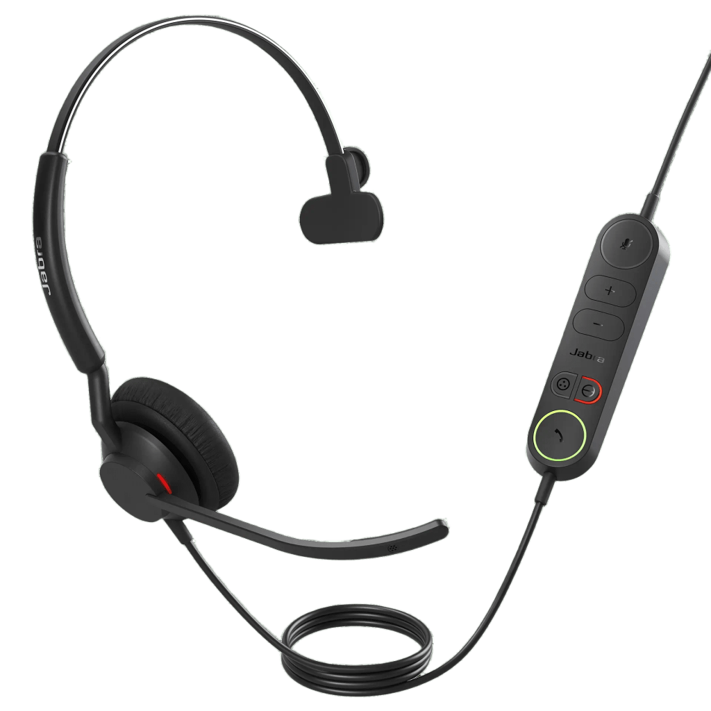 Diadema / Auricular Jabra Engage 40 Mono / USB-C y USB-A / Aislamiento de Ruido / Doble Micrófono MEMS (4093-419-269)
