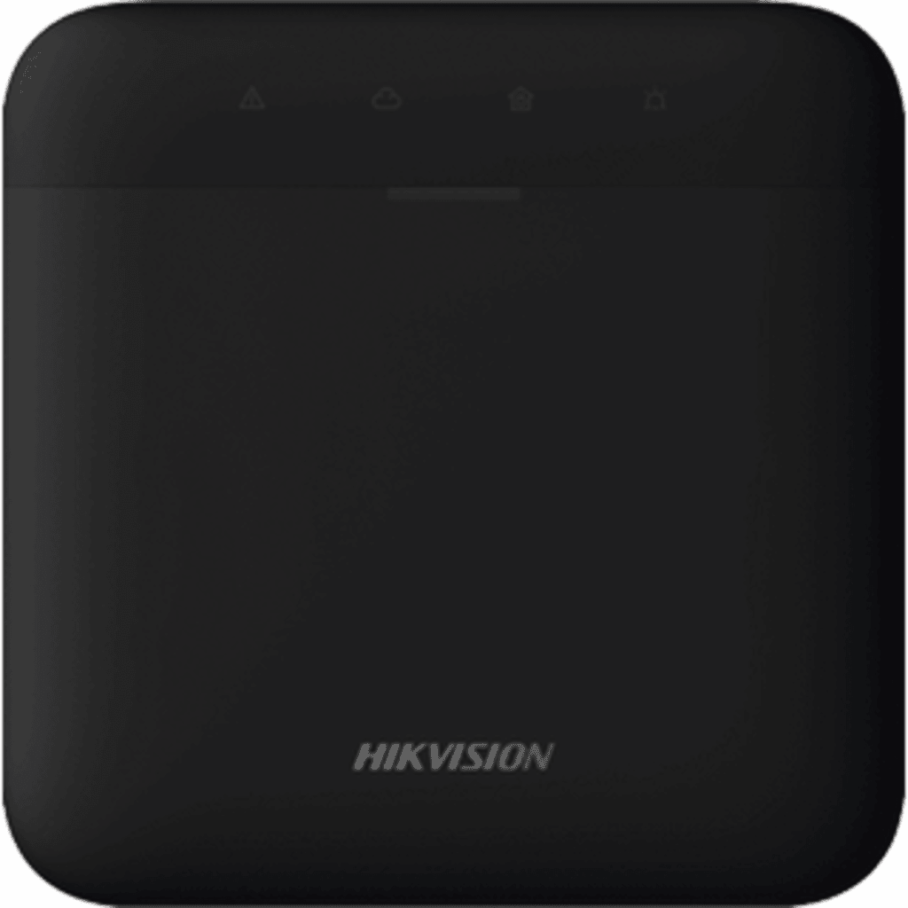 (AX PRO) Panel de Alarma Inalámbrico de Hikvision / Color Negro / Soporta 48 Zonas / Wi-Fi y Ethernet / Incluye Batería de respaldo / Compatible con los Accesorios AX PRO