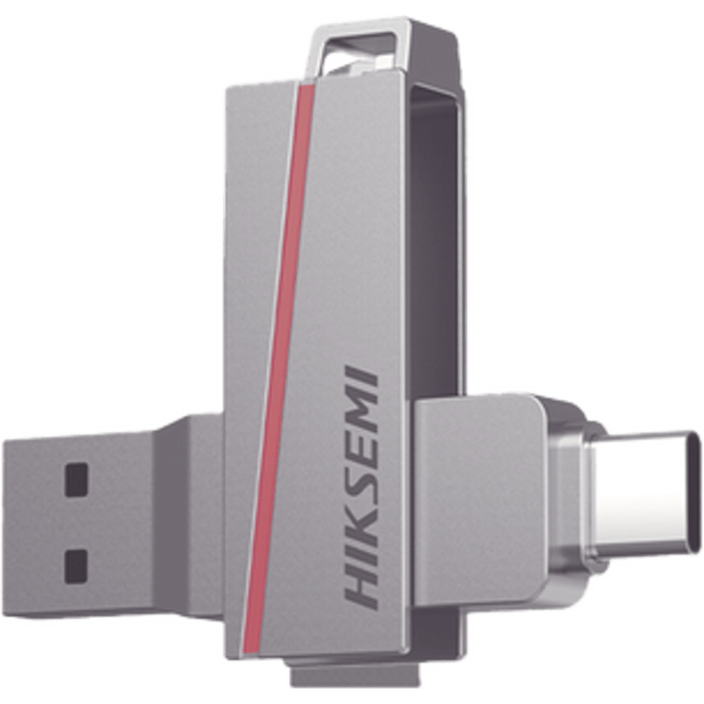Memoria USB Dual de 16GB / USB-C y USB-A / Transferencia de Alta Velocidad / Metálica / Compatible con Dispositivos Móviles, Windows, Mac y Linux