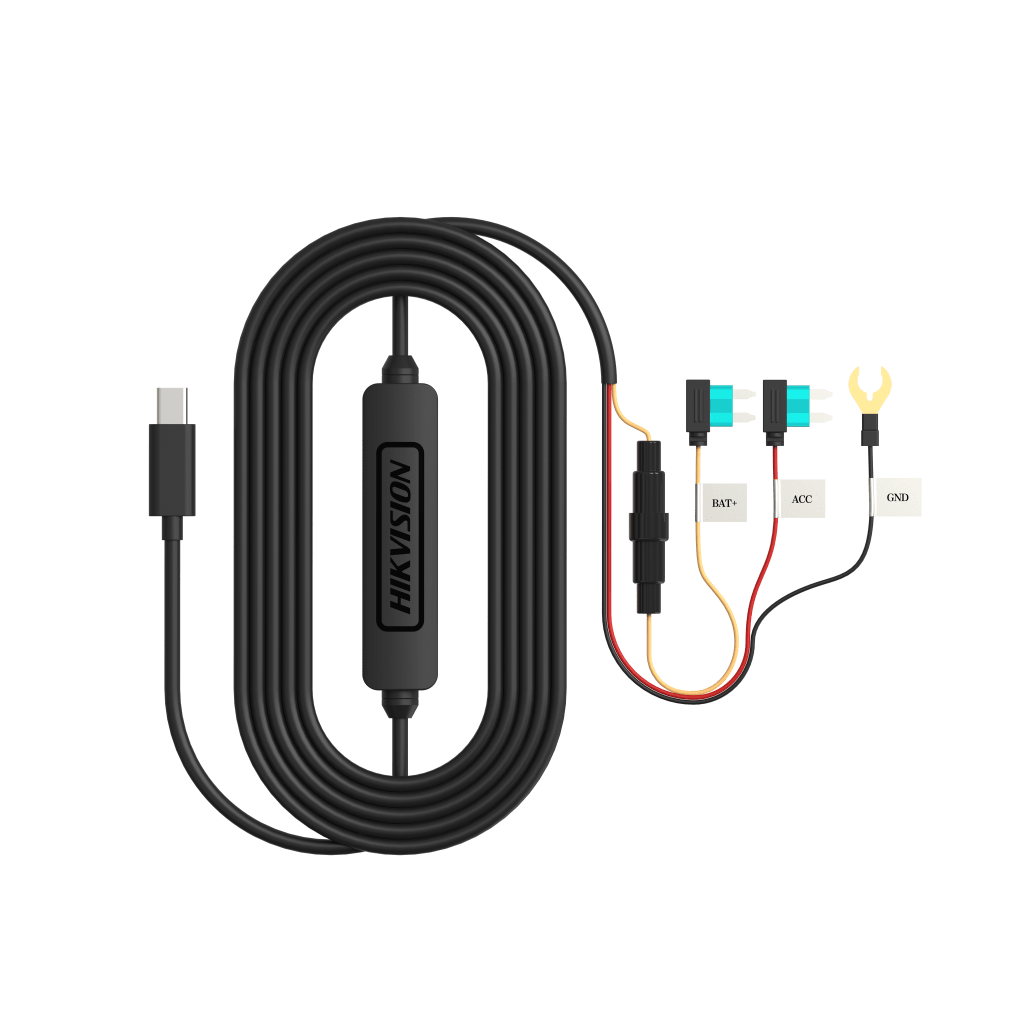 Adaptador Buck DC-DC / Entrada 12-24V DC / Salida 5V miniUSB / Protección Baja Tensión 11.3V / Cable 3.4 m (11.2 ft) / Compatible AE-DC2018-K2 y AE-DC4328-K5