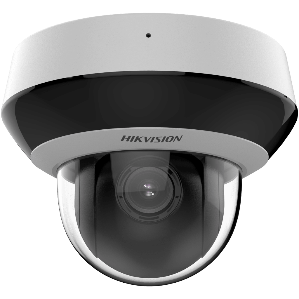 Mini Domo PTZ IP 6 Megapixel / 4X Zoom / Micrófono y Bocina Integrada / ACUSENSE / H.265+ / 20 mts IR EXIR / WDR / PoE / IK10 / IP66 / DarkFighter /  / Micro SD
