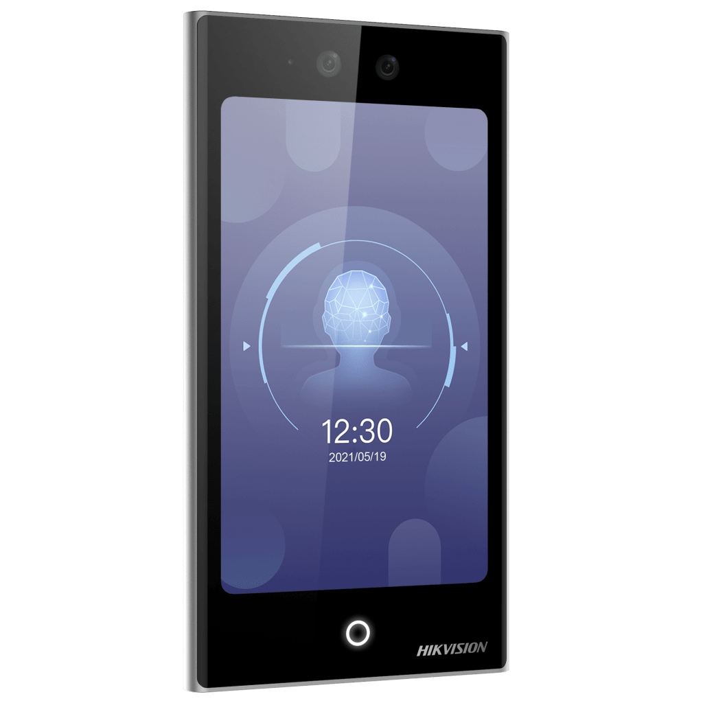 (Antivandálico IP68 / IK07) Terminal Facial PoE / 10,000 Rostros / Pantalla 7" / Intercom y QR / Hik-IA